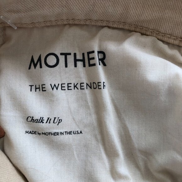 Mother The Weekender Marzipan Chalk It Up Stretch Flare Jeans 32 - Picture 2 of 7